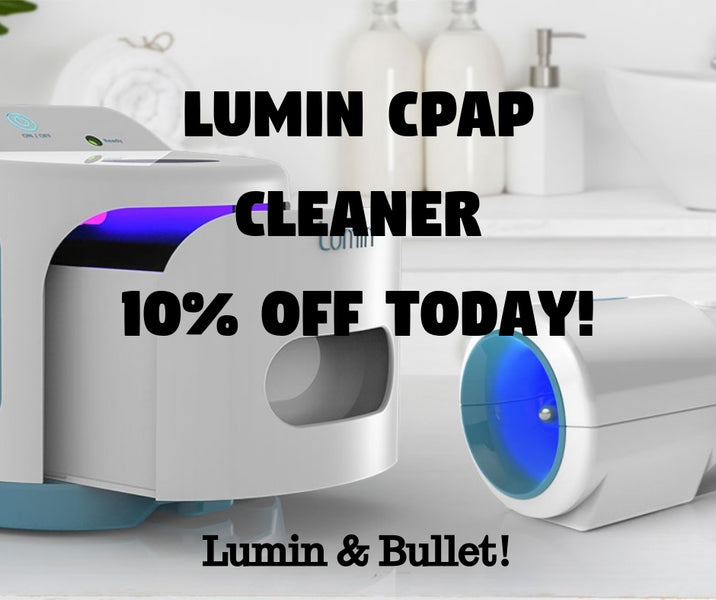 Lumin Bullet CPAP Hose Cleaner [Uses Light to Clean, No Ozone]