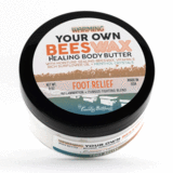 Your Own Beeswax Warming Body Butter - Foot Relief 4oz