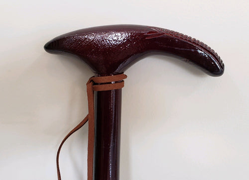 exotic wooden cane 